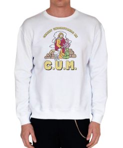 White Sweatshirt Vintage CUM Christ Understands Me