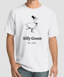 White T Shirt Funny Est 2005 Silly Goose