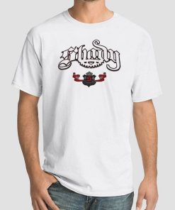 White T Shirt Logo Shady Ltd