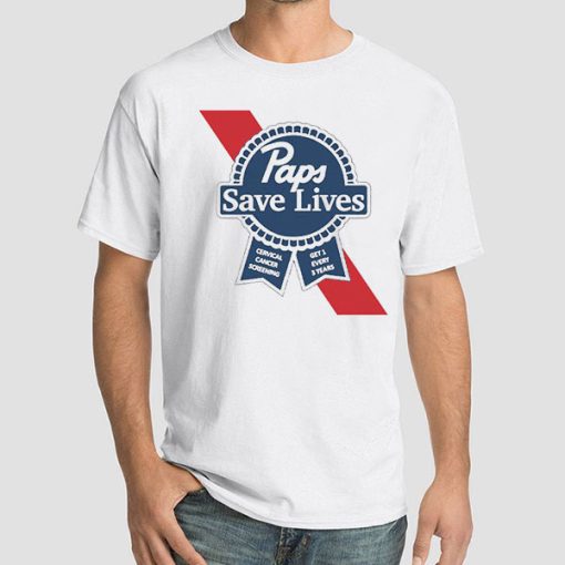 Paps Save Lives Cervical Cancer Tshirt