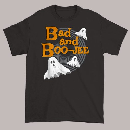 Bad and Boo Jee Cartoon Ghost Porn Shirt