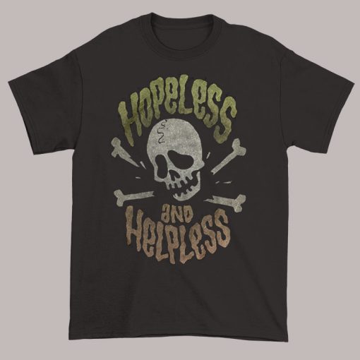 Skull Helpless vs Hopeless T Shirt