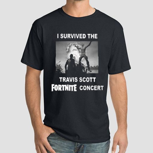 Vintage I Survived the Travis Scott Concert Shirt