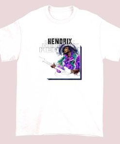 Inspired Portrait Jimi Hendrix T Shirt